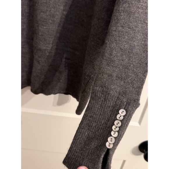 Marisa Christina 1X Italian Merino Wool Sweater Office Old Money Dark Academia - Picture 2 of 8